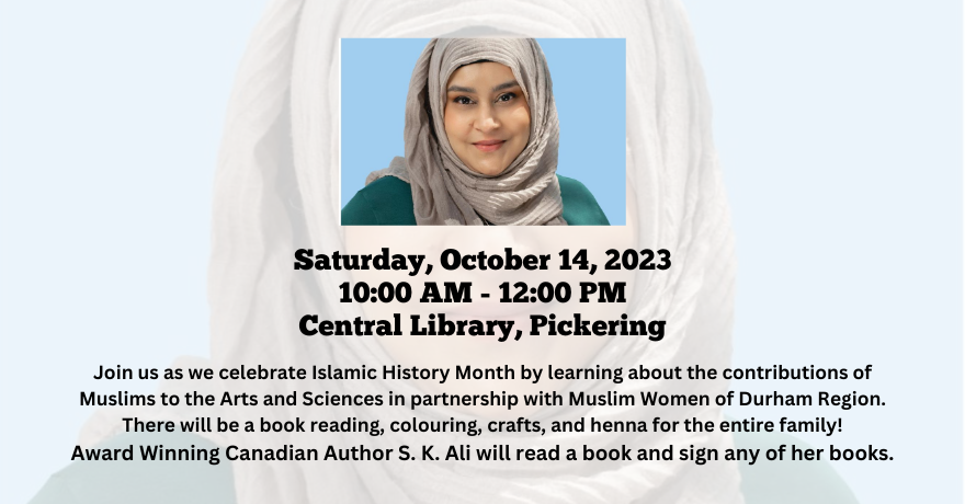 Muslim Women of Durham Region Islamic History Month Storytime