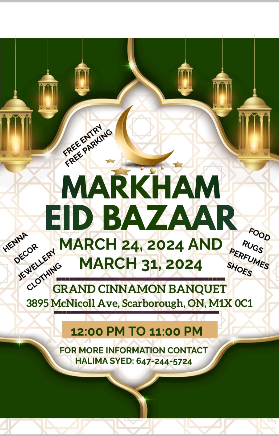 Markham Eid Bazaar