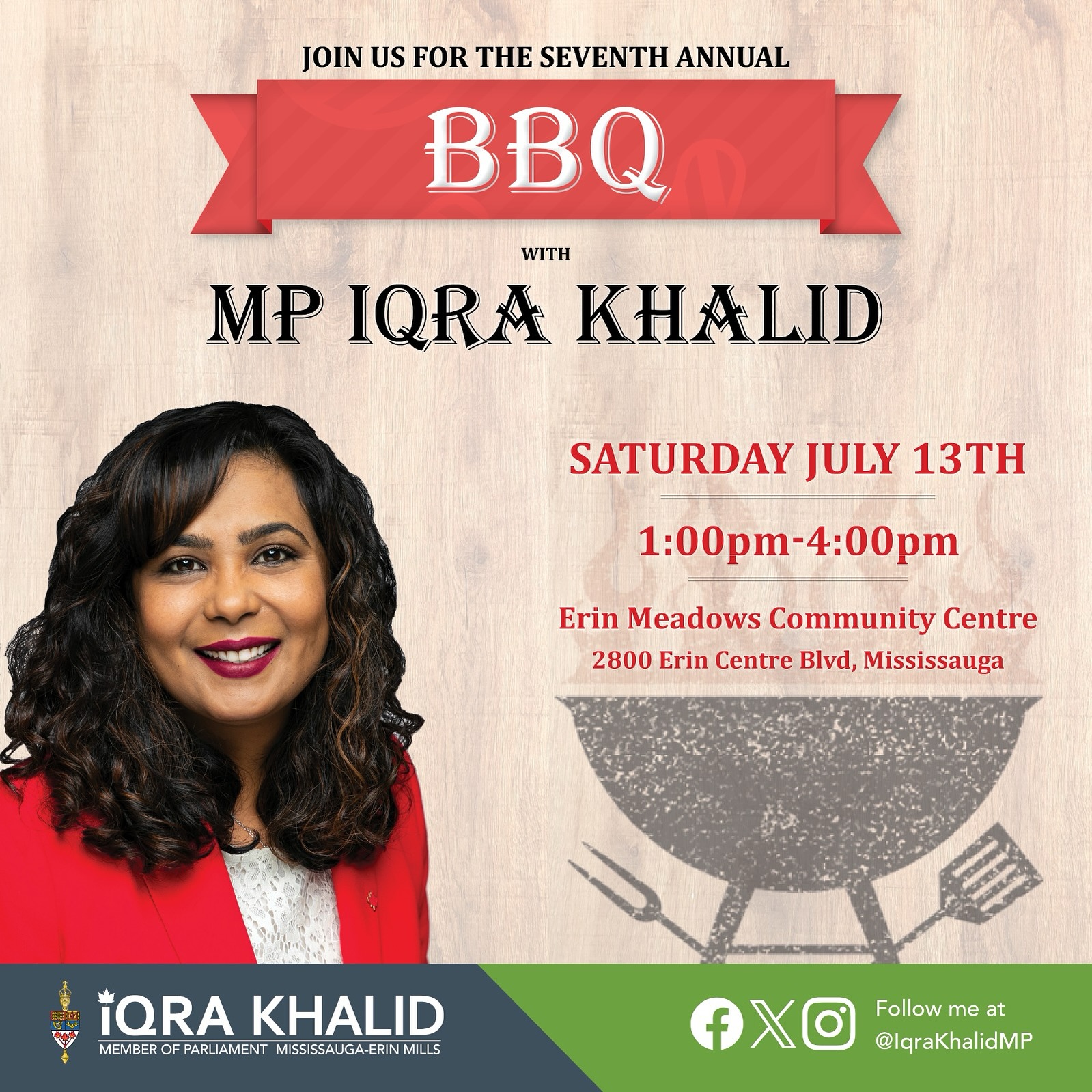 Iqra Khalid MP Annual Community BBQ