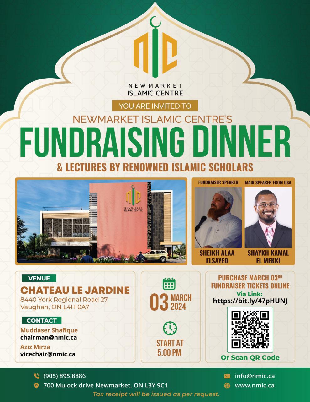 Newmarket Islamic Centre Fundraising Dinner