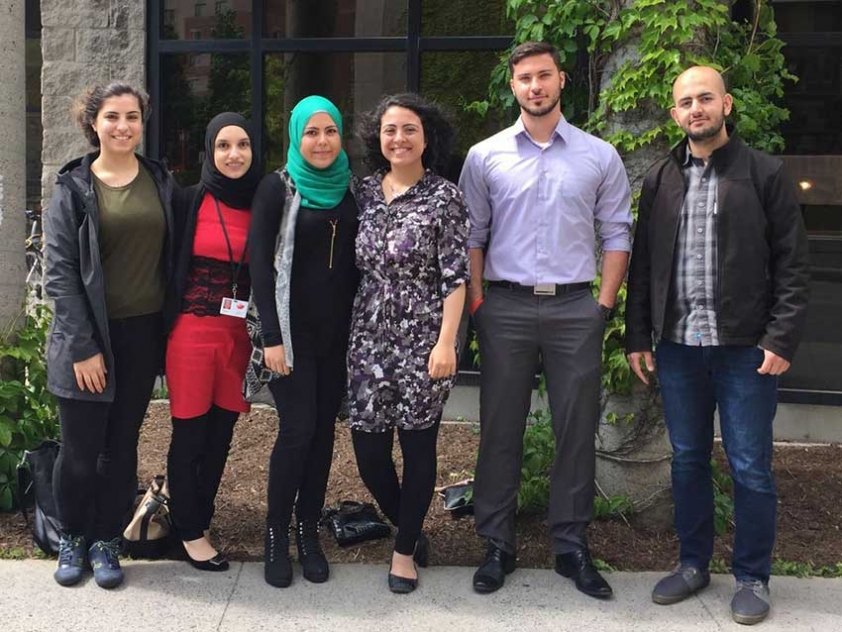 Members of the University of Ottawa's Social Wellness Club