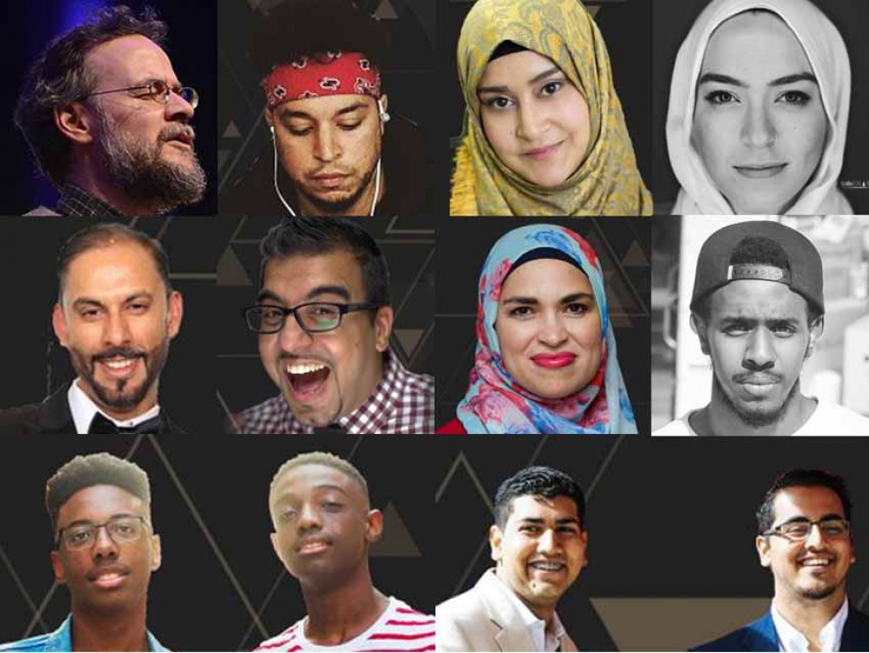 Some of the Muslim Canadian artists showcased at this year's Reviving the Islamic Spirit Conference in Toronto, Ontario.
